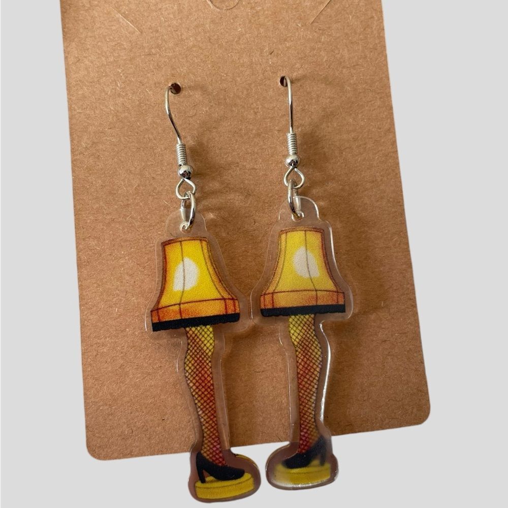 Leg Lamp Earrings A Christmas Story NEW